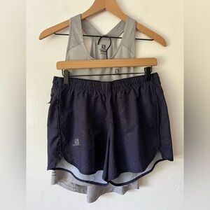 Salomon Women’s Tank and Running Shorts